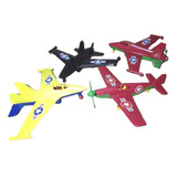 Coleção 4 Miniaturas Aircraft Avião Combat