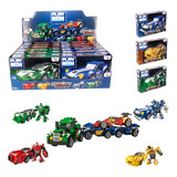 Coleção 4em1 Carrinho Transformers Robo Brinquedo De Montar