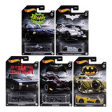 Coleção 5 Carrinhos Set Batman Batmobile