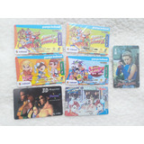 Coleção 7 Cartões Raros Street Fighter Internacionais