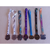 Coleção 7 Medalhas Corrida Anos 2016   2017
