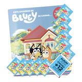 Coleção Bluey Álbum 60 Figurinhas 12 Env Panini