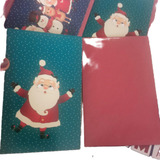 Coleção Colorida De Cartões De Natal Conjunto Completo 
