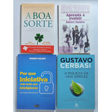 Coleção Com 4 Livros A Boa Sorte Sucesso Inteligente Por Que Iniciativa Vale Mais Que Inteligência a Riqueza Da Vida Simples 1 Livrinho De Brinde De Álex Rovira Celma Fernando Trias De Bes 