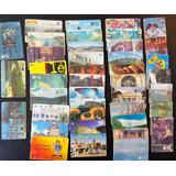Coleção Com 90 Cartões Telefônicos Antigos
