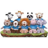 Coleção Completa Filhotes Nestlé 9 Pelúcias Galera Animal