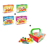 Coleção Crec Crec 4 Unidades Feirinha Orgânica Frutas