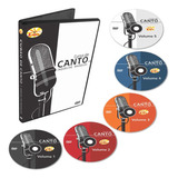 Coleção Curso De Canto Iniciantes 5 Dvds