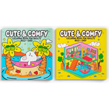 Coleção Cute Comfy Coloring Book For Adults Kit Com 2 Livros De Colorir De Ibc Instituto Brasileiro De Cultura Ltda Vol 1 Editorial Camelot Editora Capa Mole Edição 1 Em Inglês 2024