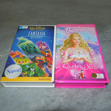 Coleção Dança Animada Desenhos Disney E Barbie Em Vhs