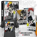 Coleção DC Comics Box Com 3 Livros Camiseta Exclusiva
