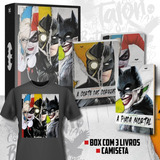 Coleção Dc Comics Box Com 3 Livros Camiseta Exclusiva