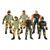 Coleção De 6 Figuras De Ação De De 10 Cm