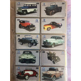 Coleção De Cartões Telefônicos Raros Série Carros Antigos