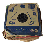 Coleção De Discos Antigos Lp 78 Rpm Com 29 Discos Nacionais