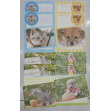 Coleção De Papéis De Carta Importados Animais Fofos