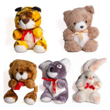Coleçao De Pelucia Tigre Coelho Urso Leão Kuala kit C 5 