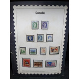 Coleção De Selos De Todo Mundo Nova Cultural Canadá