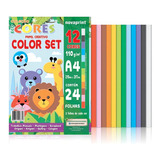 Coleção Ecocores Papel Criativo Color Set Cor Colorido