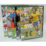 Coleção Grandes Craques Placar 5 Dvds Originais Lacrados 