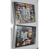 Coleção Gta 4 E 5 Grand Theft Auto Iv E V Ps3 Cds Físicos