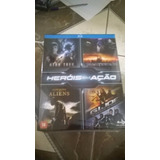 Coleção Heróis Em Ação Box 4 Blurays Original Lacrado