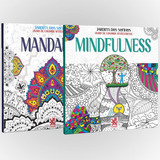 Coleção Jardim Dos Sonhos Mandalas Mindfulness Livro De Colorir Adulto