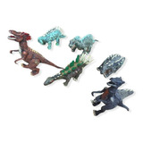 Coleção Kit 6 Dinossauros Invasores Articulados
