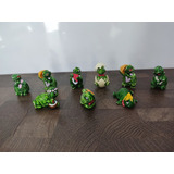 Coleção Kit C 9 Miniaturas Tartalegres Do Ovo Kinder Anos 90