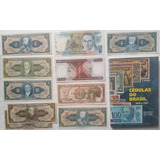 Coleção Notas Novas Lote 10 Cédulas Dinheiro Antigo catálogo