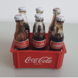 Coleção Original 6 Miniatura Garrafa Coca