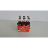 Coleção Original 6 Miniatura Garrafa Coca