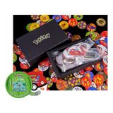 Coleção Pokémon Tazos 160 Pcs 1 Geração Caixa Brinde