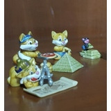 Coleção Surpresas Gatos Do Egito Kinder Ovo Anos 90