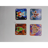 Coleção Tazos Jo kén Pokémon Elma Chips Lote Com 4