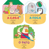 Coleção Vinicius De Moraes 3 Vol A Casa A Foca O Pato De Moraes Vinicius De Editorial Kit De Livros Capa Mole Em
