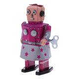 Colecione De De Robô Andando De Robô De Vestido Rosa
