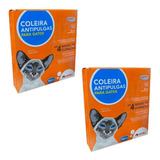 Coleira Antipulgas Gato Coveli Kit C 2 Unidades Bull Cat