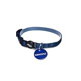 Coleira Para Gato Com Nome E Telefone Anti Enforcamento Personalizada PETS Azul