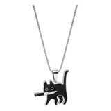 Coleira Para Gatos Pingente Black Killer Cat