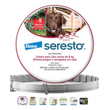 Coleira Seresto Acima 8kg Cães Gatos Antipulgas E Carrapatos