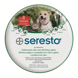 Coleira Seresto Bayer P Cães Até 8kg Antipulgas Carrapatos