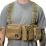 Colete Chest Rig Modular Tan Shark
