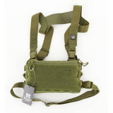 Colete Chest Rig Tático Militar Molle Modular Mk2 Verde Oliv