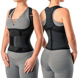 Colete Cinta Modeladora Corretor Postural Coluna Lombar Leve