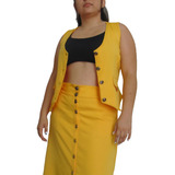 Colete Colorido Maria Joaquina Casual