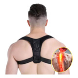 Colete Corretor Postural Coluna Escoliose Cervical Abs Dor