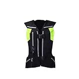 Colete De Airbag De Motocicleta Feminina Masculina 600D Oxford Fabric Sistema De Airbags Profissional Aramid Colete Jaqueta De Corrida De Carros Cruzados Color Black Size M 