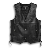 Colete De Couro Harley Davidson 98024 18vm