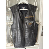Colete De Couro Original Harley Davidson Edição 115 Anos